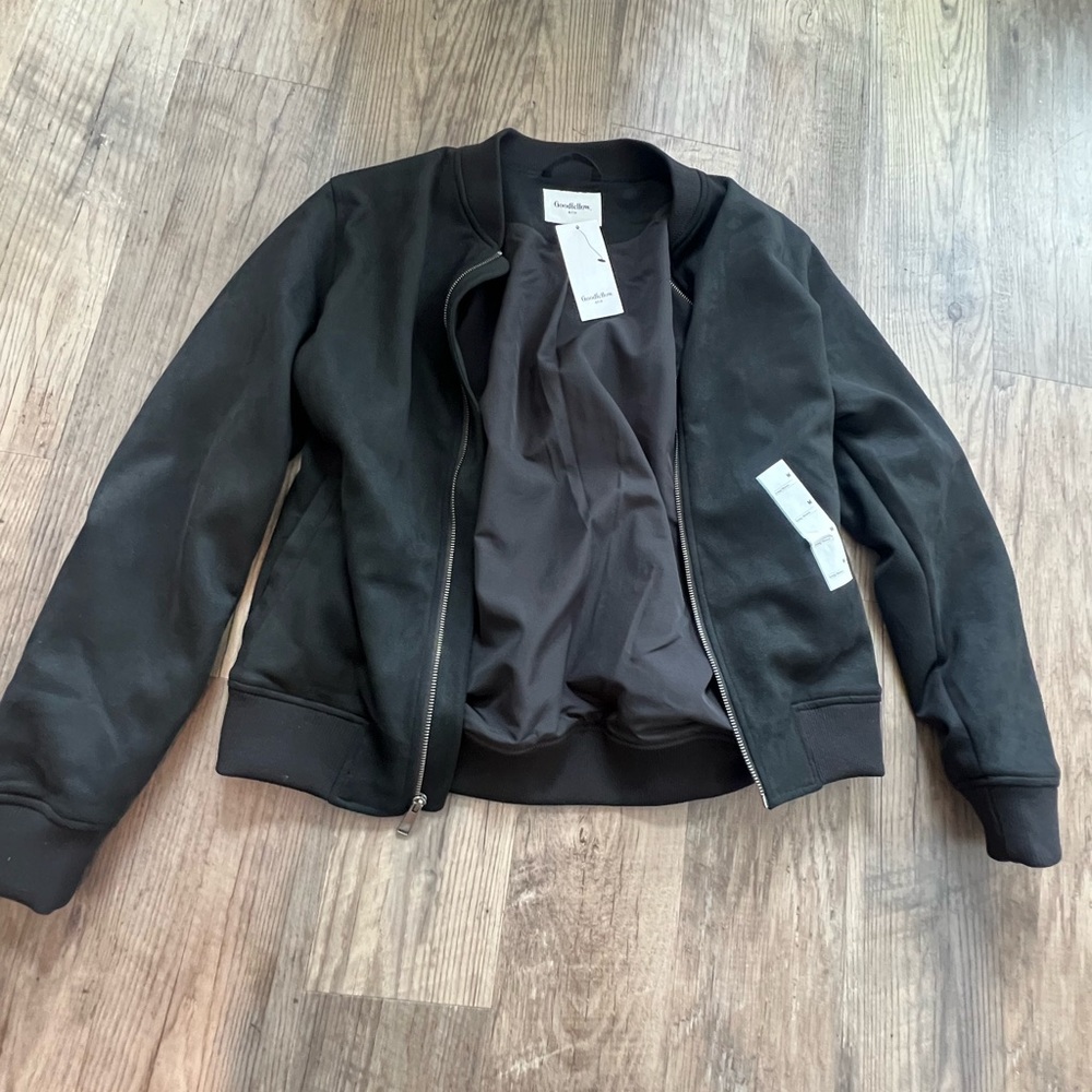 Goodfellow & Co Classic Black Bomber Jacket
